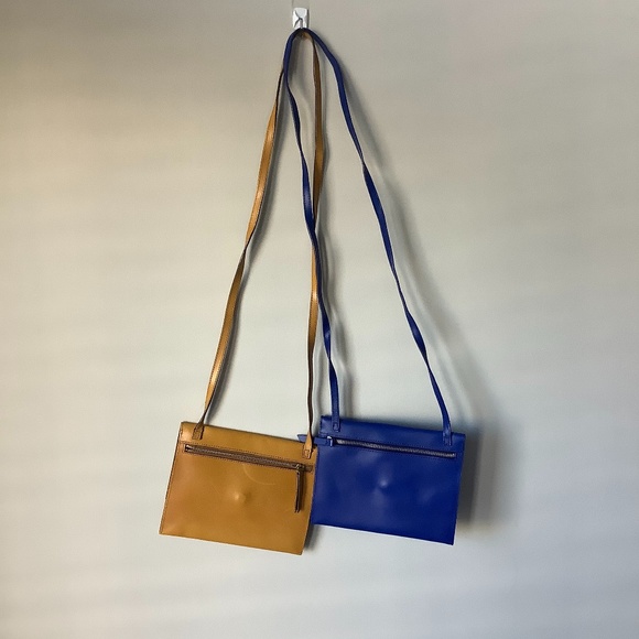 GAP Leather Crossbody Bags | (1) Blue (1) Mustard Yellow - Picture 2 of 14